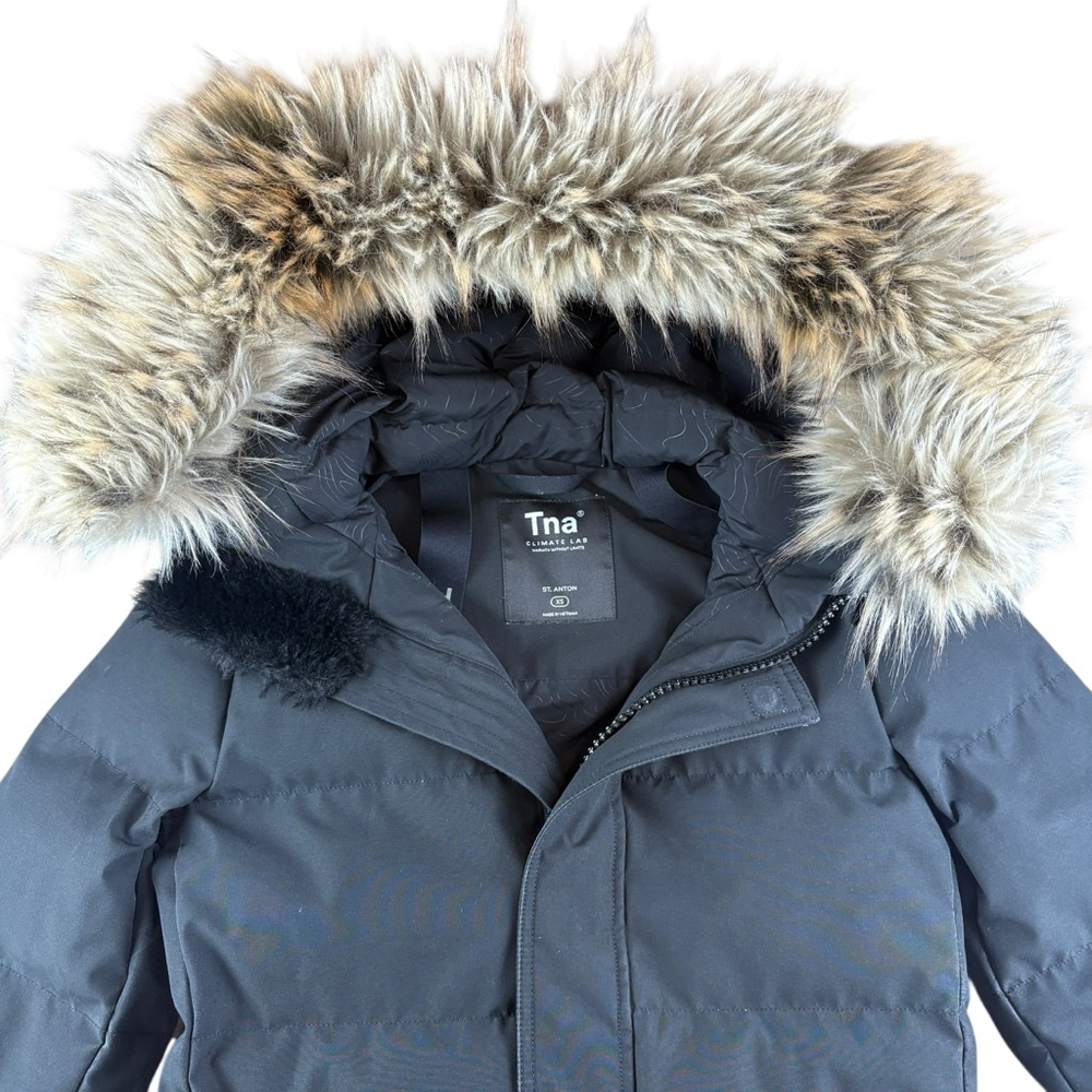 Aritzia Tna Black Ski & Snow Jacket with Fur Trim - Picture 4 of 14